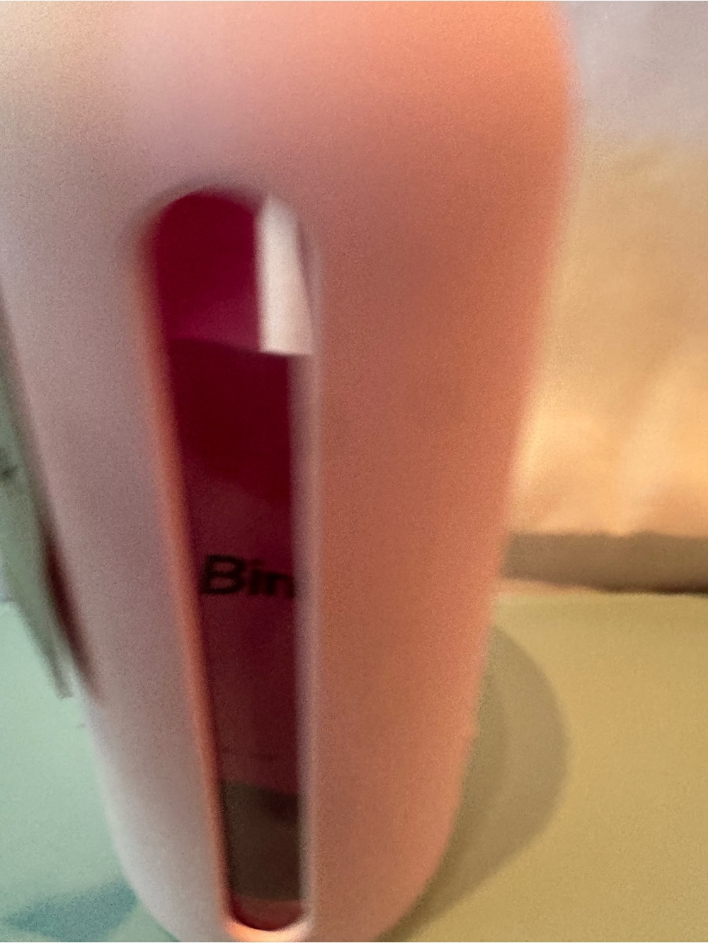 Bink Pink Silicone Straw  Glass  Water Bottle - Picture 7 of 9